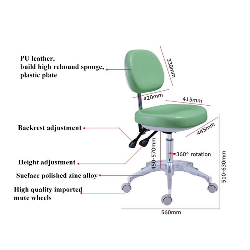 Taburete ergonómico para dentista SV039
   